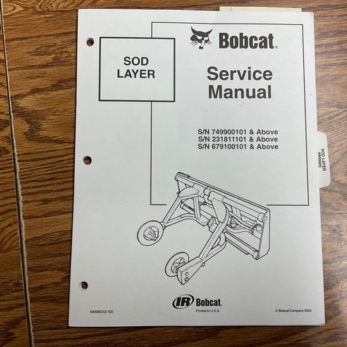 Bobcat sod roll - bobcat,